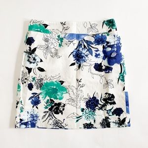 Ann Taylor LOFT Floral Mini Skirt